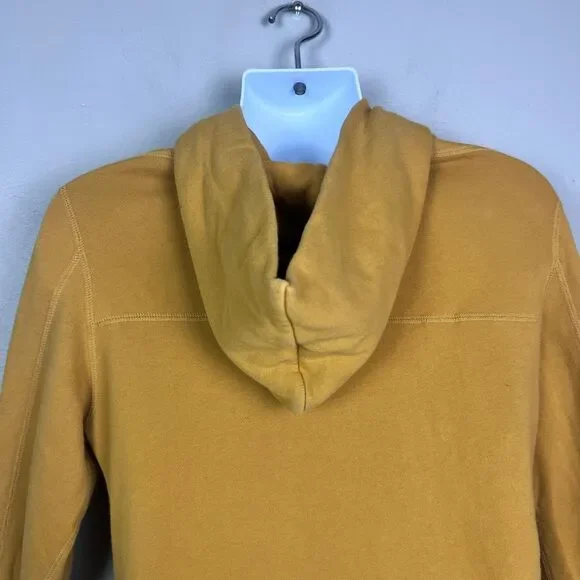 John Elliott Hooded Villain Pullover Sweatshirt Hoodie Size M 2‎ Mustard